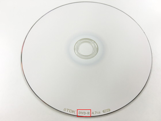DVD-Rの表記