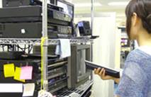 ダビング作業中